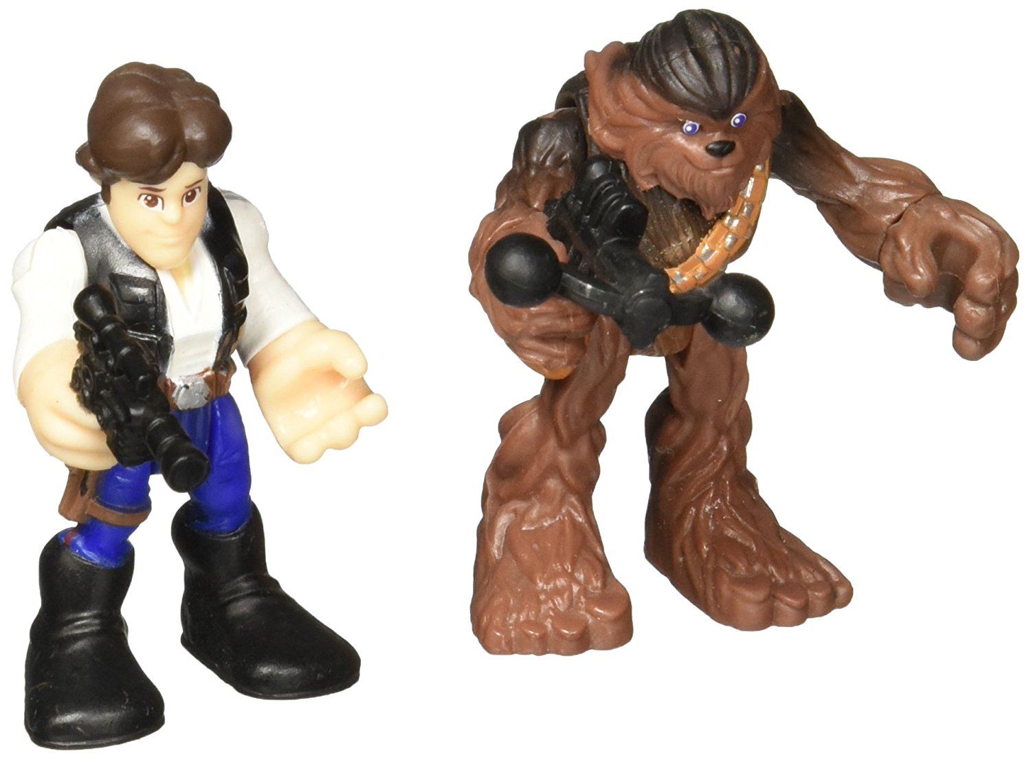 Playskool Heroes Star Wars Galactic Heroes Han Solo and Chewbacca Figures