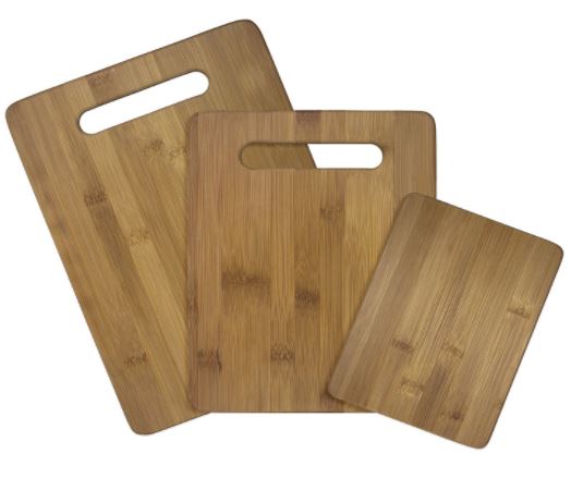 Totally Bamboo 3 Piece Bamboo Cutting Board Set