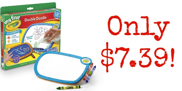Crayola My First No Mess Double Doodle Wipe Away Coloring Board for $7.
