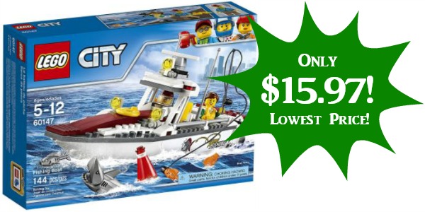 LEGO City Fishing Boat Set for $15.97 - Lowest Price