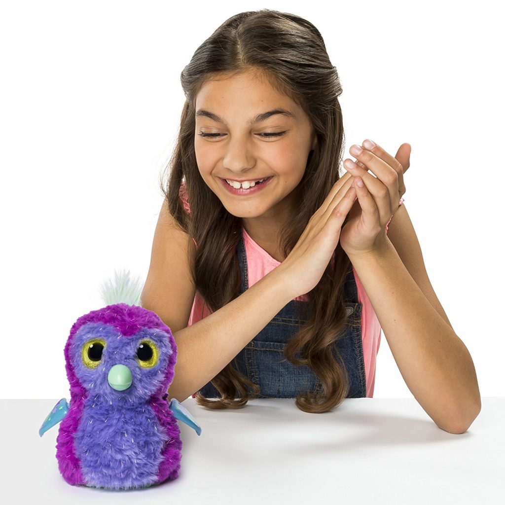 hatchimals glittering garden sound clip on