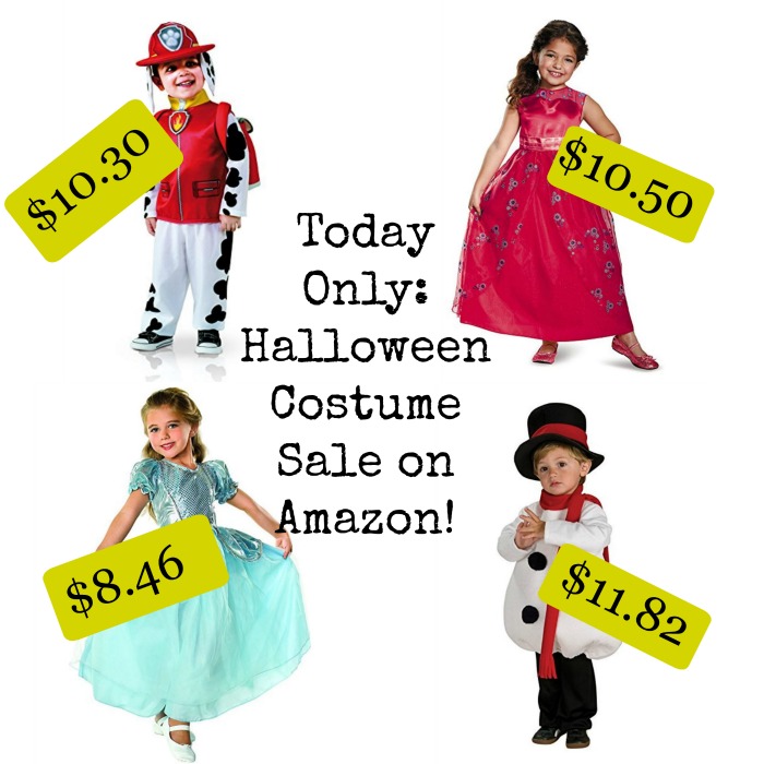 Today Only Halloween Costume Sale on Amazon (prices start at 8.46