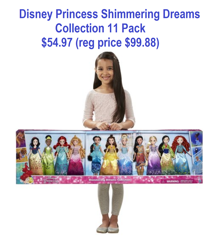 disney princess shimmering dreams collection