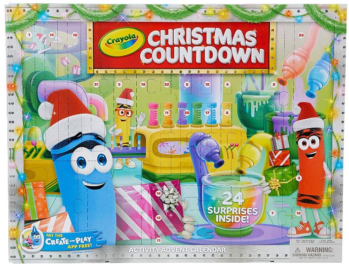 Crayola Christmas Countdown Activity Advent Calendar under 18