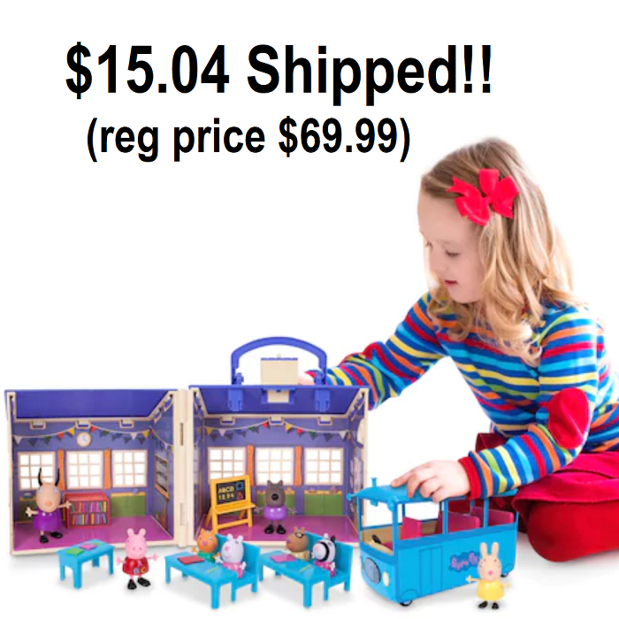 peppa pig back to school playset