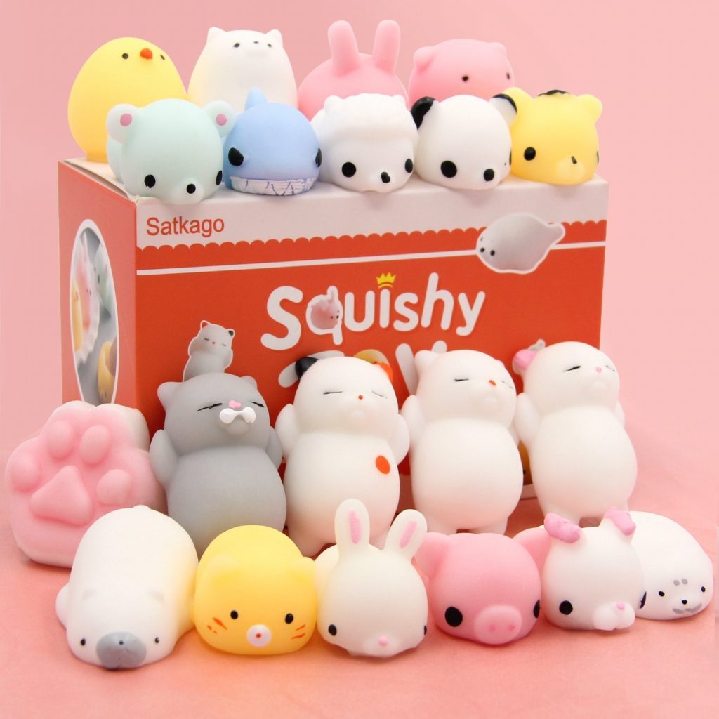 Set of 20 Mochi Squishy Toys for 12.99!