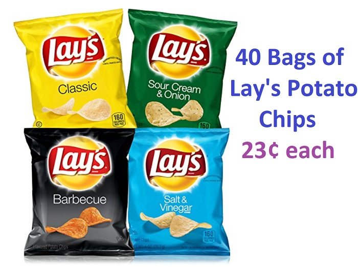 40 bags of Lay's Potato Chips, 23¢ each - AddictedToSaving.com