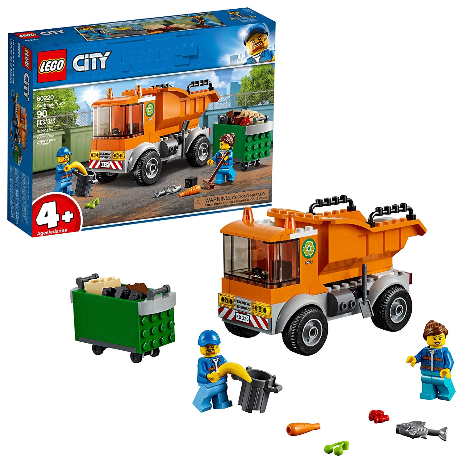 LEGO City Great Vehicles Garbage Truck Building Kit ...