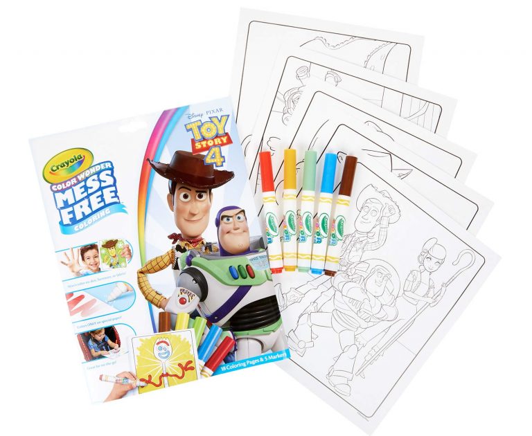 Download Crayola Color Wonder Toy Story 4 Coloring Book Pages ...