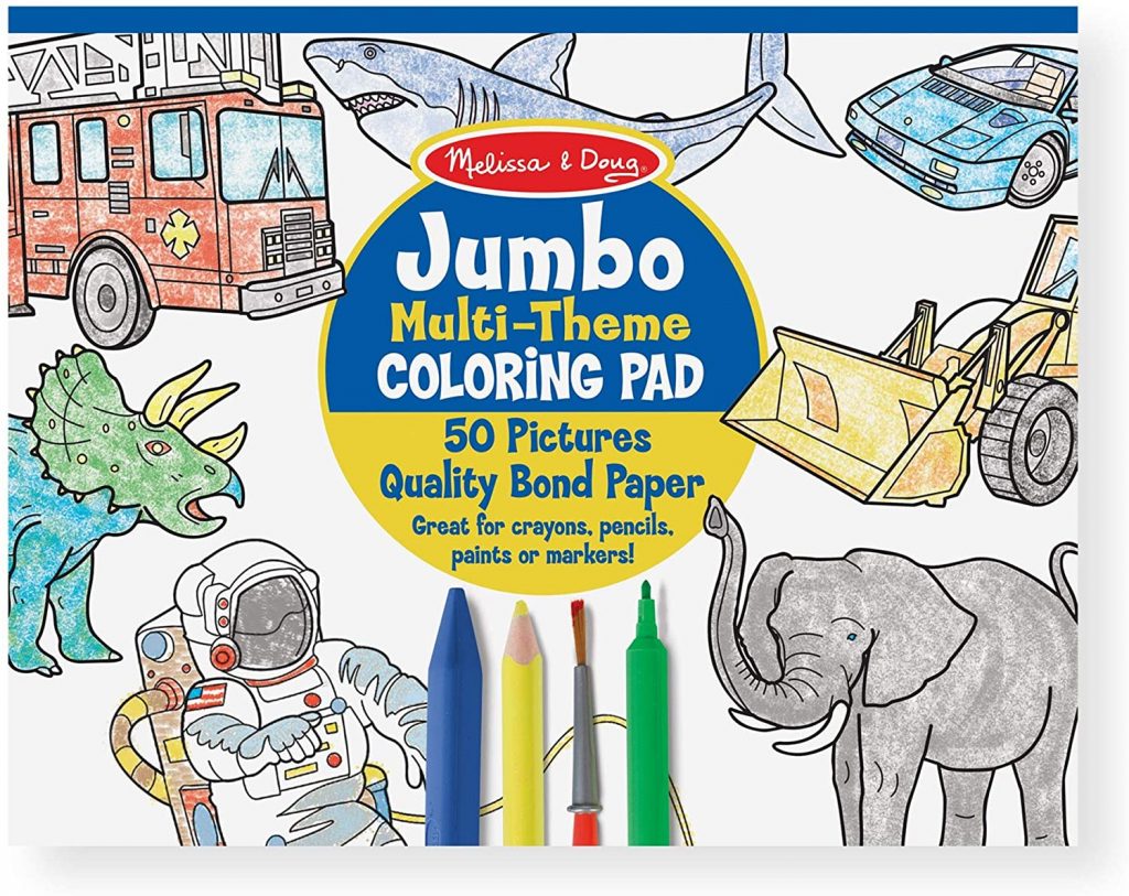 Melissa & Doug Jumbo Coloring Pad under 5!