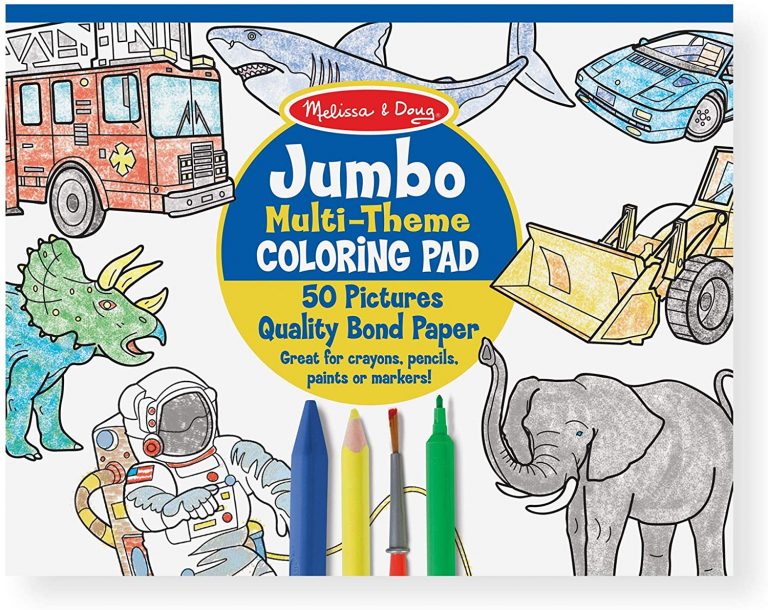 Melissa & Doug Jumbo Coloring Pad under $5! - AddictedToSaving.com