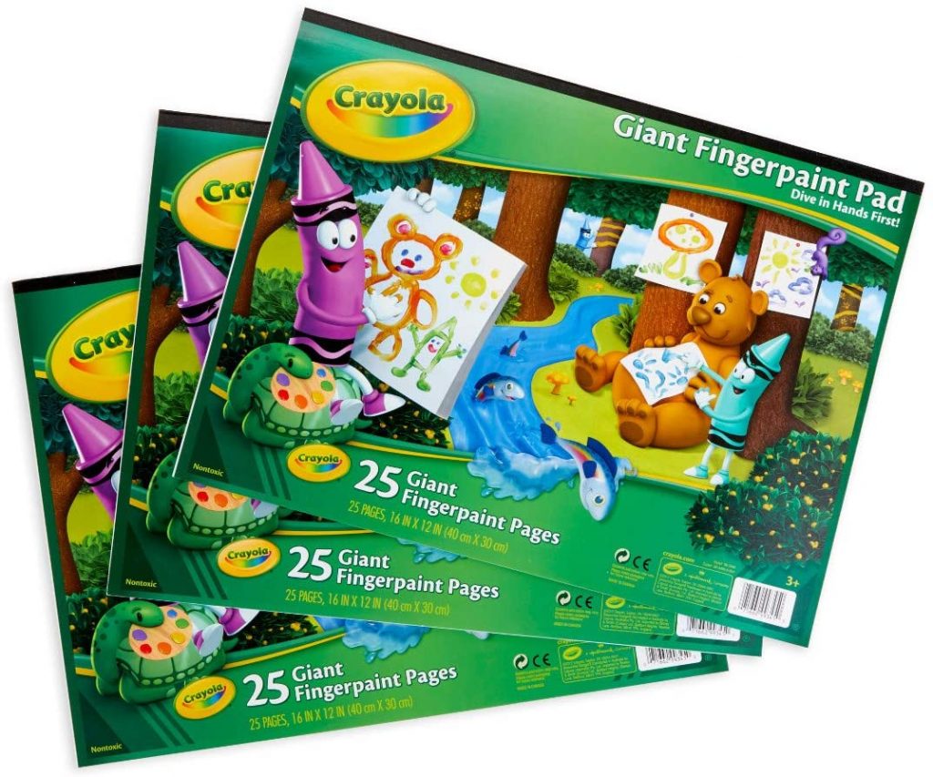 Crayola Giant Fingerpaint Pads 3-Count under $10! - AddictedToSaving.com